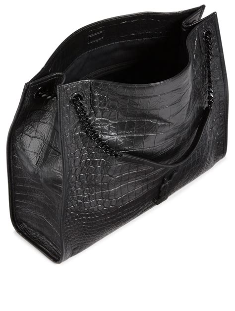 ysl crocodile tote bag